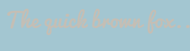 Image with Font Color C4BEB5 and Background Color A3C6D1